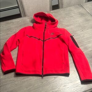Nike Tech  Men's Vibrant Red Performance Jacket